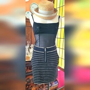 rag & bone Stretch Cotton Bandeau Waist  Mini Skirt